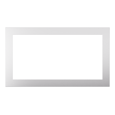 Control4® Lux 4 Gang Faceplate - - Aluminum                                                                                    