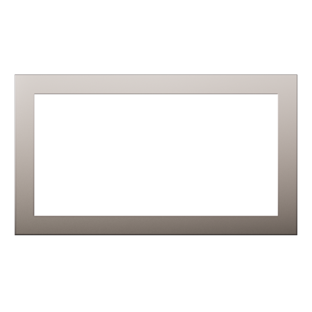 Control4® Lux 4 Gang Faceplate - - Satin Nickel                                                                                
