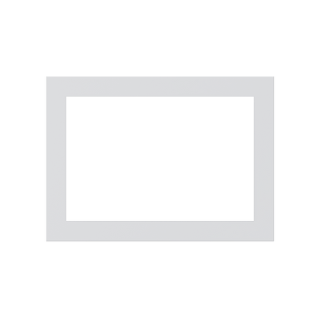 Control4® Lux 3 Gang Faceplate - - Light Gray                                                                                  