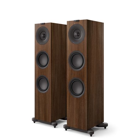 KEF Q7 Meta 3-Way Floorstanding Speaker | Walnut                                                                                