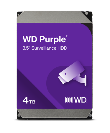 Western Digital WD Purple Surveillance 4TB Hard Drive                                                                           