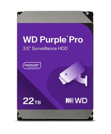 Western Digital WD Purple™ Pro Surveillance 22TB Hard Drive                                                                   