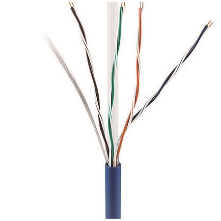 ADI PRO 0E-CMP6BLR CAT6 Plenum Cable  23/4 Solid BC  Unshielded  UTP  CMP/FT6  1000' Express Box  Blue                          