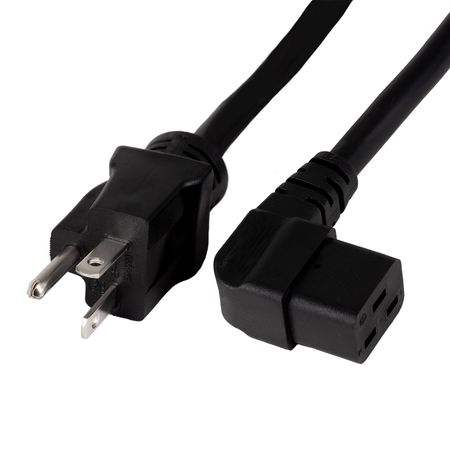WattBox® C19 20A Power Cords - 6 ft | Left                                                                                     