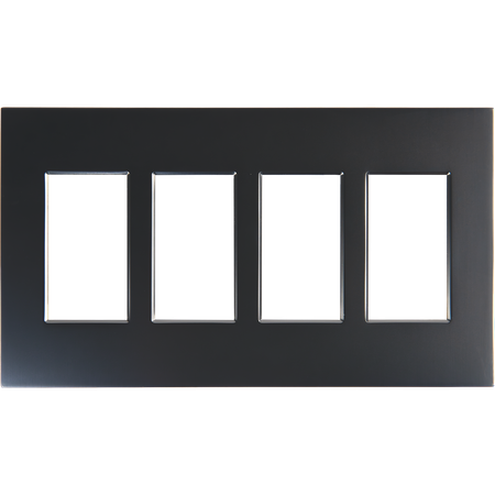 Control4® Contemporary 4 Gang Faceplate - Ash Gray                                                                             