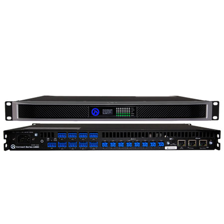 LEA Dante Connect Series 168D Power Amplifier | 8-Channel x 160W 