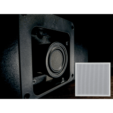 Triad Designer Series In-Ceiling Full Range Speaker w/ 4' Micro Frame Grille (Square) 