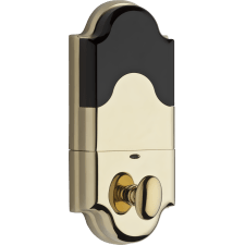 Baldwin Boulder 8252 AC ZigBee Deadbolt Kit without Keypad - Lifetime Polished Brass 