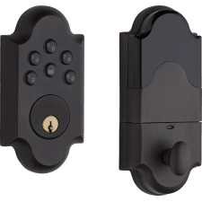 Baldwin Boulder 8252 AC Zigbee Deadbolt with Keypad - Venetian Bronze 