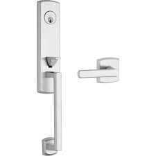 Baldwin Soho 3/4 Escutcheon Handleset Entry Kit - Right Hand | Satin Chrome 