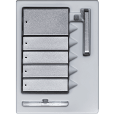 Control4® Contemporary Fan Speed Controller Color Kit - Aluminum                                                               