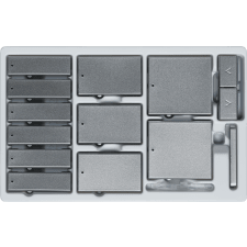 Control4® Contemporary Configurable Keypad Color Kit - Aluminum                                                                