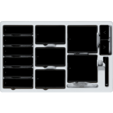 Control4® Contemporary Configurable Keypad Color Kit - Black
