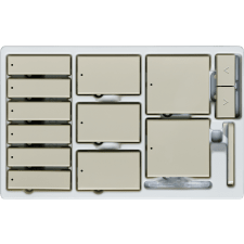 Control4® Contemporary Configurable Keypad Color Kit - Light Almond                                                            