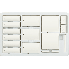 Control4® Decora Configurable Keypads Color Kit - Snow White 