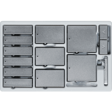 Control4® Contemporary Keypad Dimmer Color Kit - Aluminum                                                                      