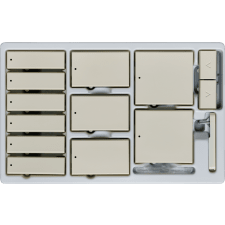 Control4® Contemporary Keypad Dimmer Color Kit - Biscuit                                                                       
