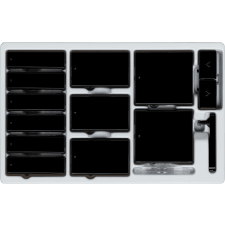 Control4® Contemporary Keypad Dimmer Color Kit - Black                                                                         