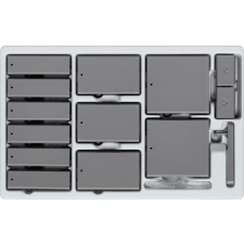 Control4® Contemporary Keypad Dimmer Color Kit - Gray                                                                          