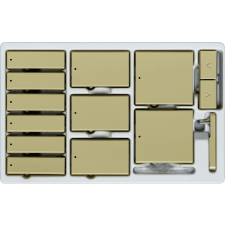 Control4® Contemporary Keypad Dimmer Color Kit - Ivory