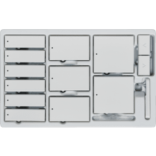 Control4® Contemporary Keypad Dimmer Color Kit - Snow White