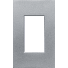 Control4® Contemporary 1 Gang Faceplate - Aluminum                                                                             