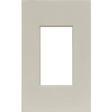 Control4® Contemporary 1 Gang Faceplate - Biscuit                                                                              