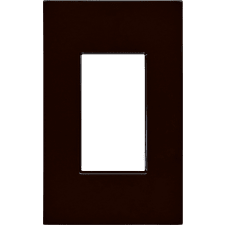 Control4® Contemporary 1 Gang Faceplate - Brown                                                                                