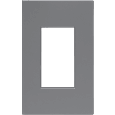 Control4® Contemporary 1 Gang Faceplate - Gray                                                                                 