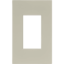 Control4® Contemporary 1 Gang Faceplate - Light Almond                                                                         