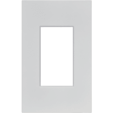 Control4® Contemporary 1 Gang Faceplate - Snow White