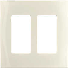 Control4® 2 Gang Faceplate - Light Almond 
