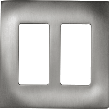 Control4® 2 Gang Faceplate - Matte Stainless 