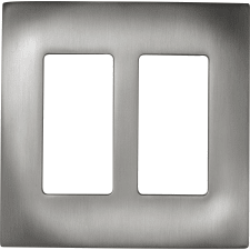 Control4® 2 Gang Faceplate - Matte Stainless