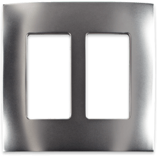 Control4® 2 Gang Faceplate - Satin Nickel 