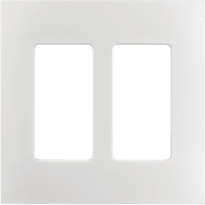 Control4® 2 Gang Faceplate - Snow White