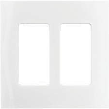 Control4® 2 Gang Faceplate - White