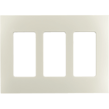 Control4® 3 Gang Faceplate - Biscuit                                                                                           