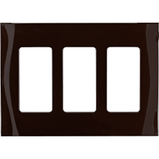 Control4® 3 Gang Faceplate - Brown                                                                                             