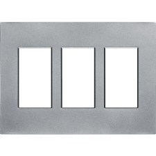 Control4® Contemporary 3 Gang Faceplate - Aluminum                                                                             