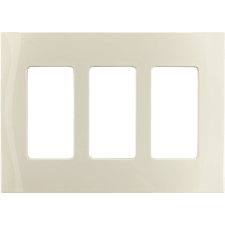 Control4® 3 Gang Faceplate - Light Almond                                                                                      