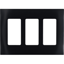 Control4® 3 Gang Faceplate - Midnight Black                                                                                    