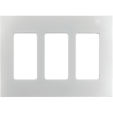 Control4® 3 Gang Faceplate - Snow White                                                                                        