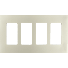 Control4® 4 Gang Faceplate - Biscuit                                                                                           