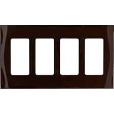 Control4® 4 Gang Faceplate - Brown                                                                                             
