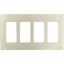 Control4® 4 Gang Faceplate - Light Almond                                                                                      