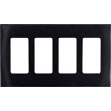 Control4® 4 Gang Faceplate - Midnight Black                                                                                    