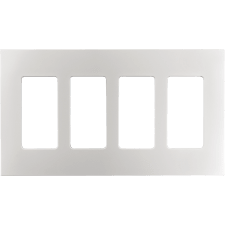 Control4® 4 Gang Faceplate - Snow White                                                                                        