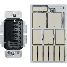 Control4® Contemporary 120V Keypad Dimmer - Biscuit                                                                            