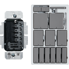 Control4® Contemporary 120V Keypad Dimmer - Gray                                                                               